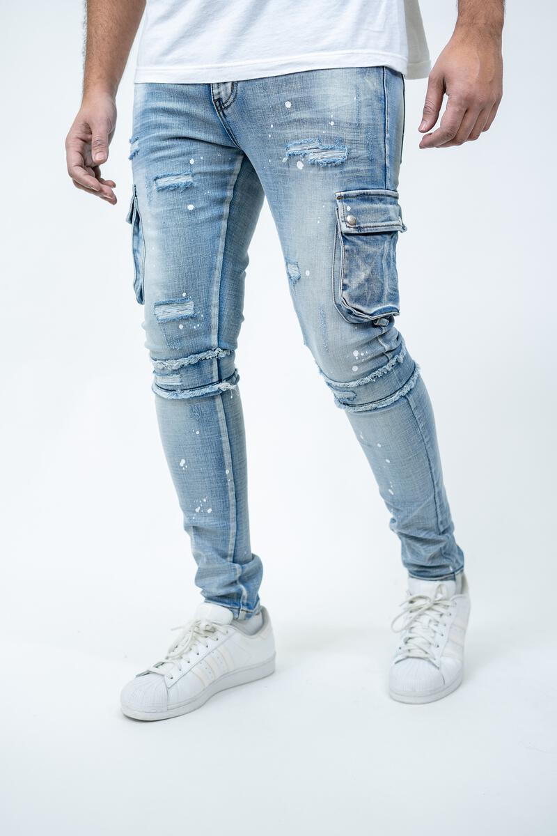 Vero Premium Stretch Cargo Denim