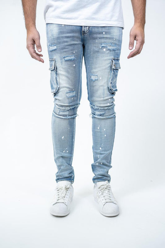 Vero Premium Stretch Cargo Denim