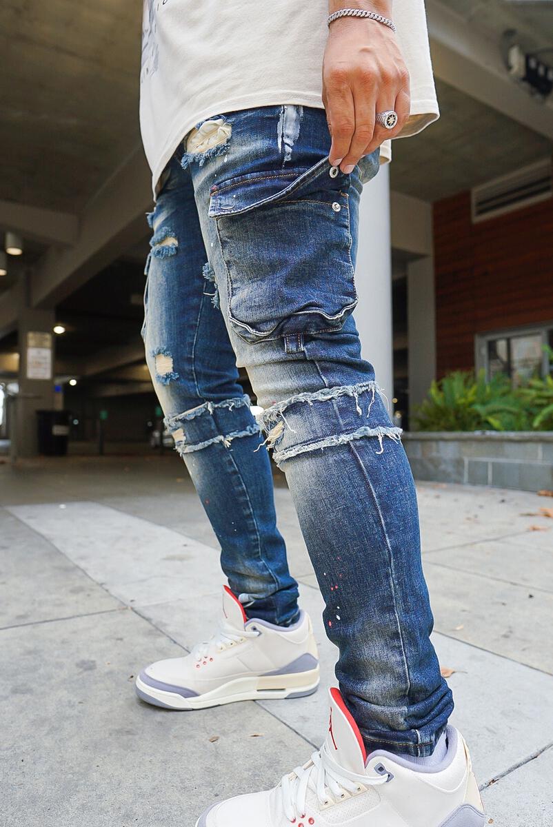 Vero Premium Stretch Cargo Denim