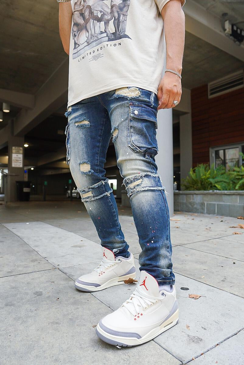 Vero Premium Stretch Cargo Denim