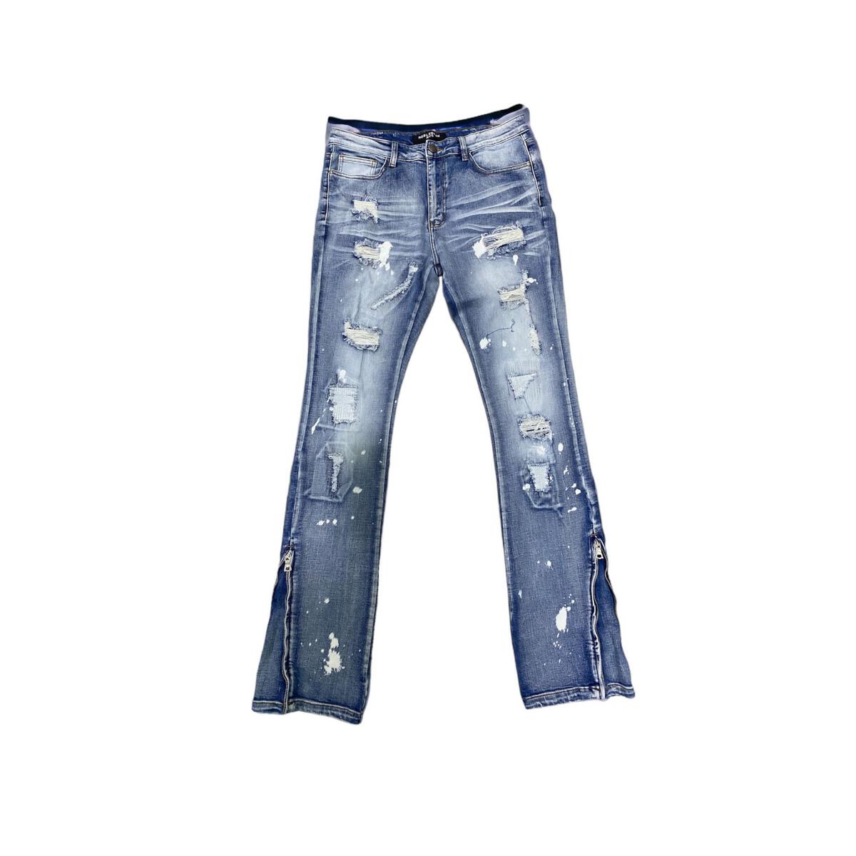 HUDSON STACKED ZIPPER BOTTOM PREMIUM DENIM