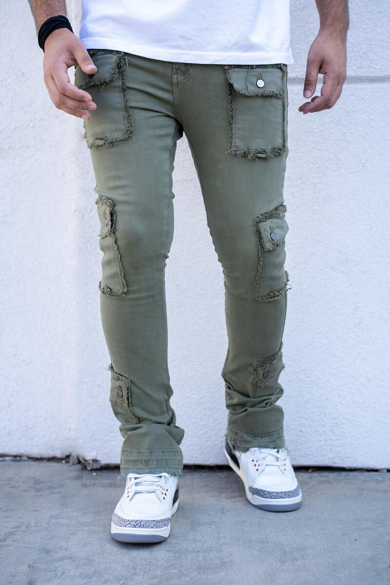 NAPOLEON STACKED POCKET PREMIUM DENIM