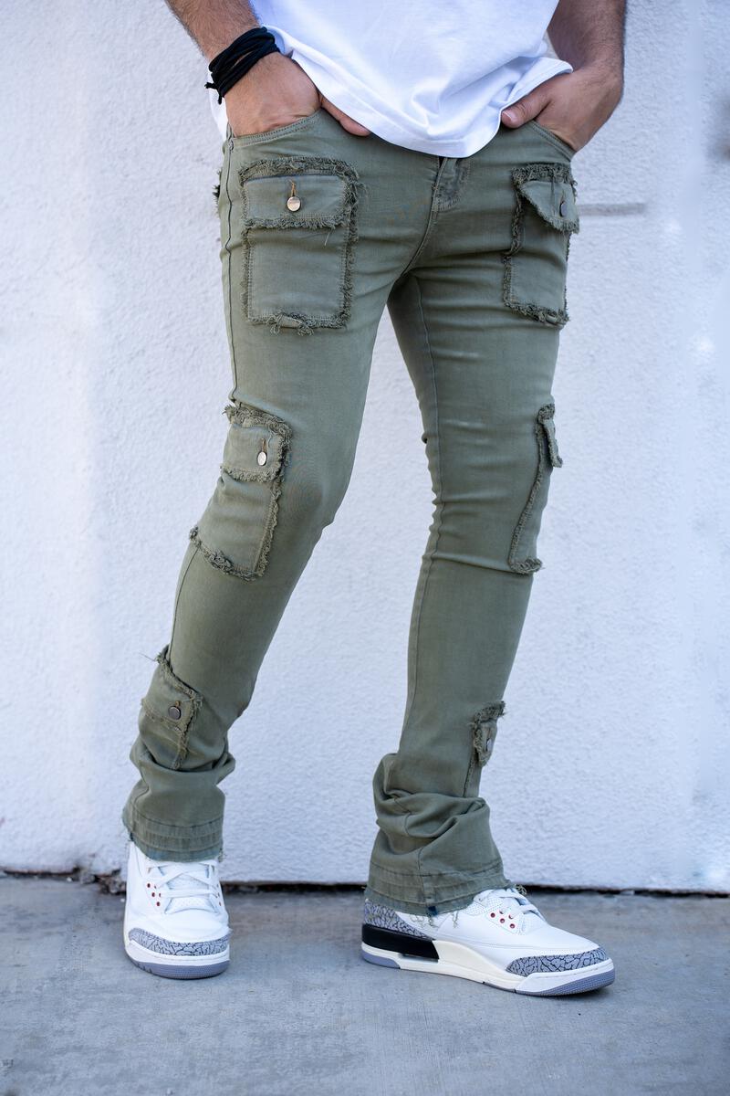 NAPOLEON STACKED POCKET PREMIUM DENIM