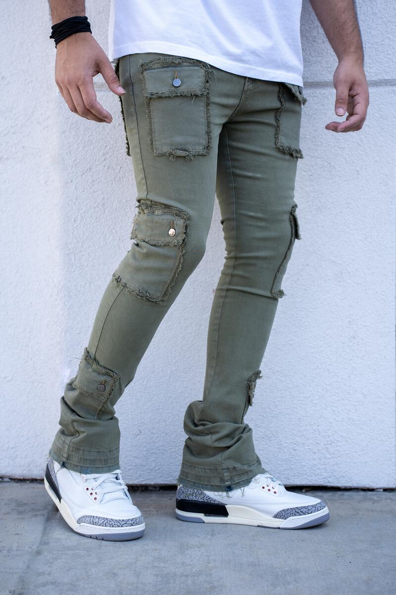 NAPOLEON STACKED POCKET PREMIUM DENIM