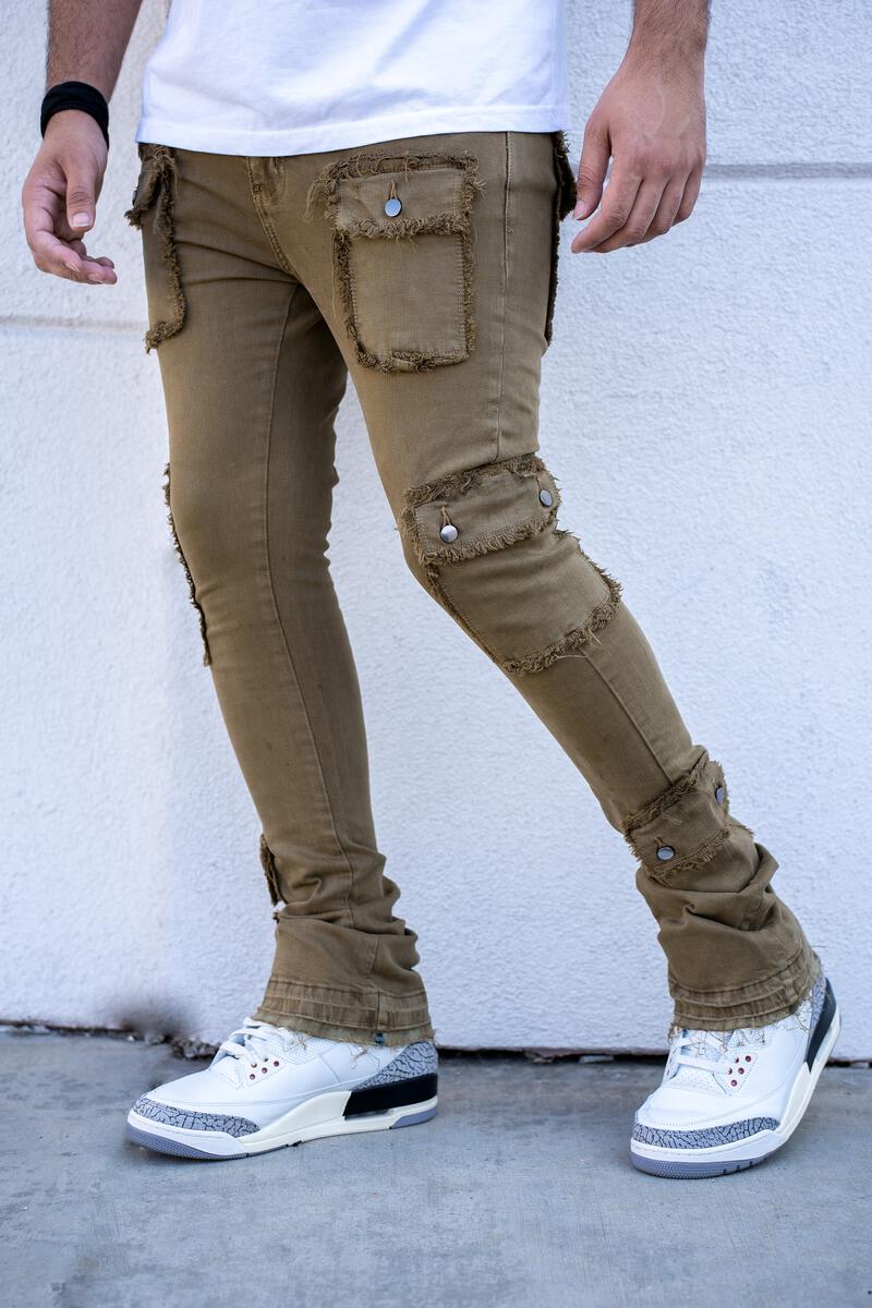 NAPOLEON STACKED POCKET PREMIUM DENIM