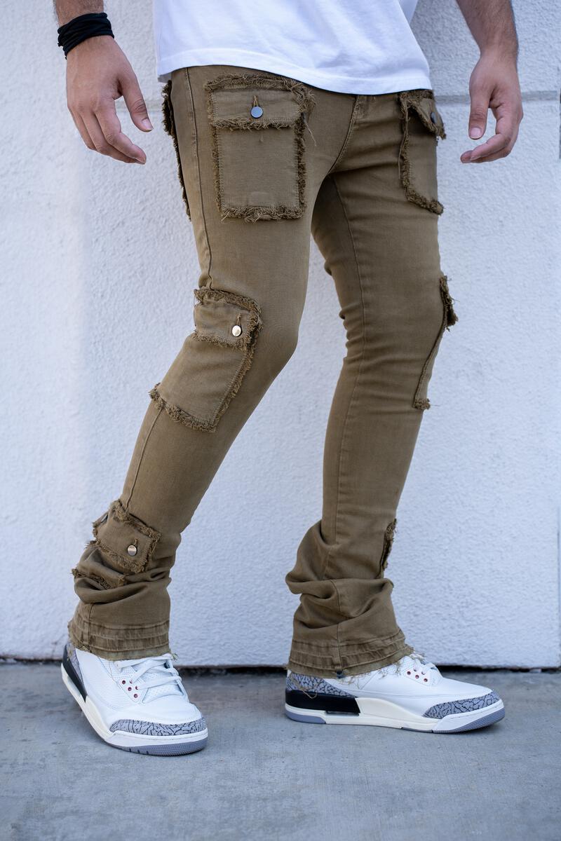 NAPOLEON STACKED POCKET PREMIUM DENIM