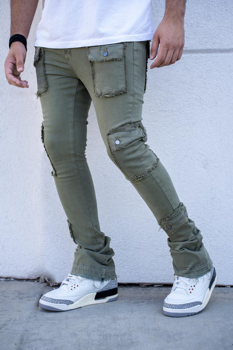 NAPOLEON STACKED POCKET PREMIUM DENIM