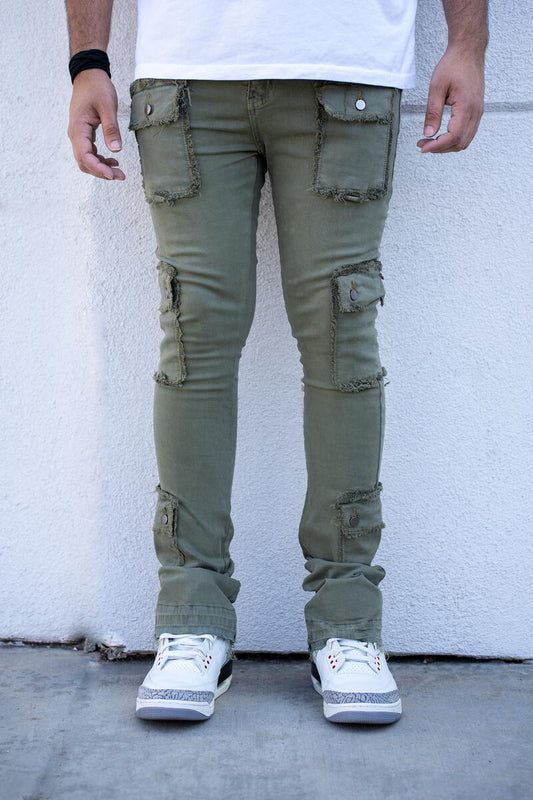 NAPOLEON STACKED POCKET PREMIUM DENIM