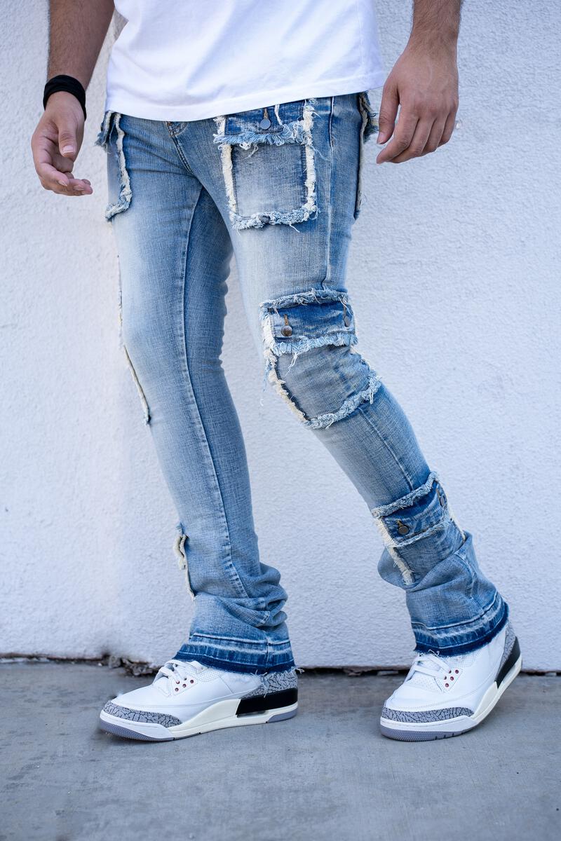 NAPOLEON STACKED POCKET PREMIUM DENIM