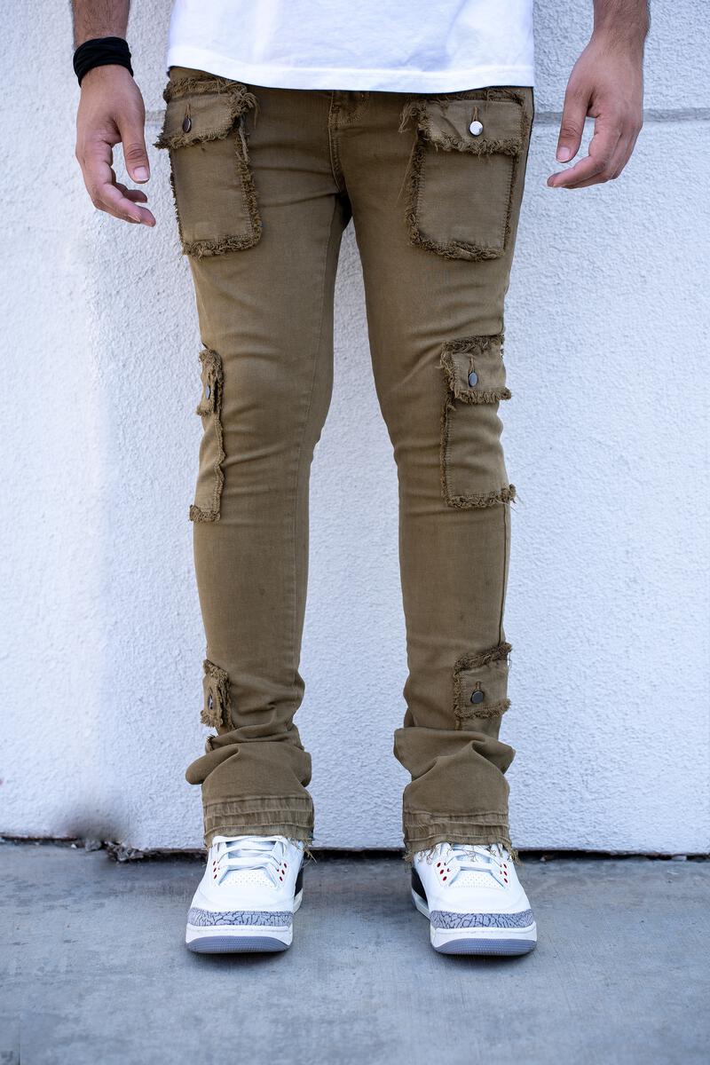 NAPOLEON STACKED POCKET PREMIUM DENIM