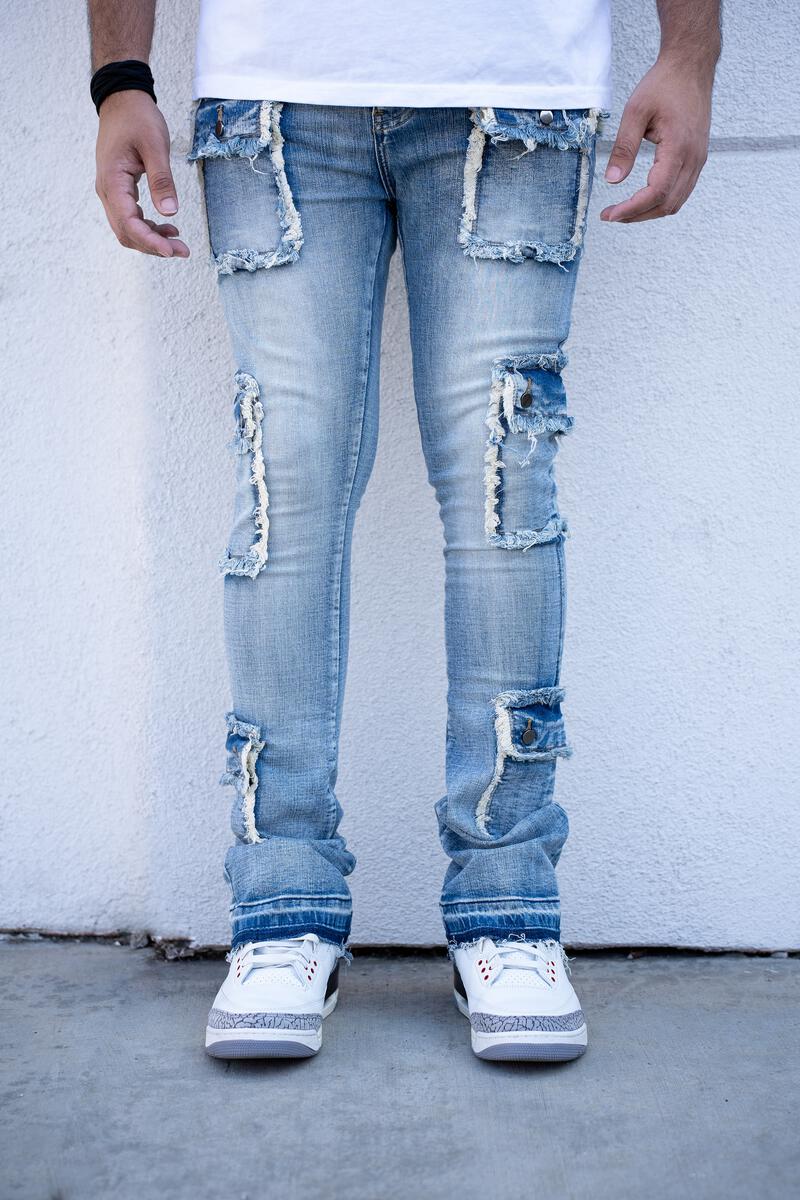 NAPOLEON STACKED POCKET PREMIUM DENIM