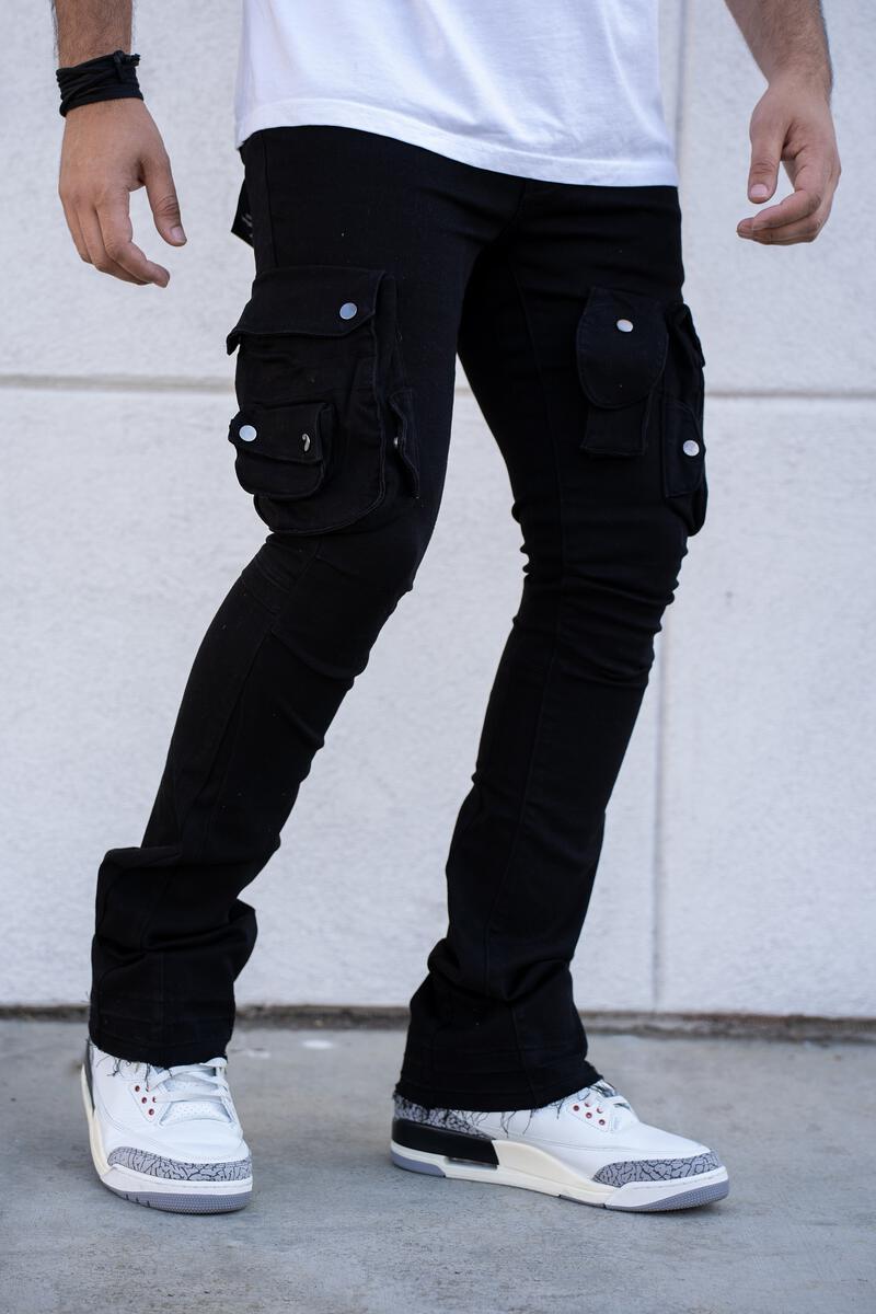 ROCCO STACKED CARGO PREMIUM DENIM