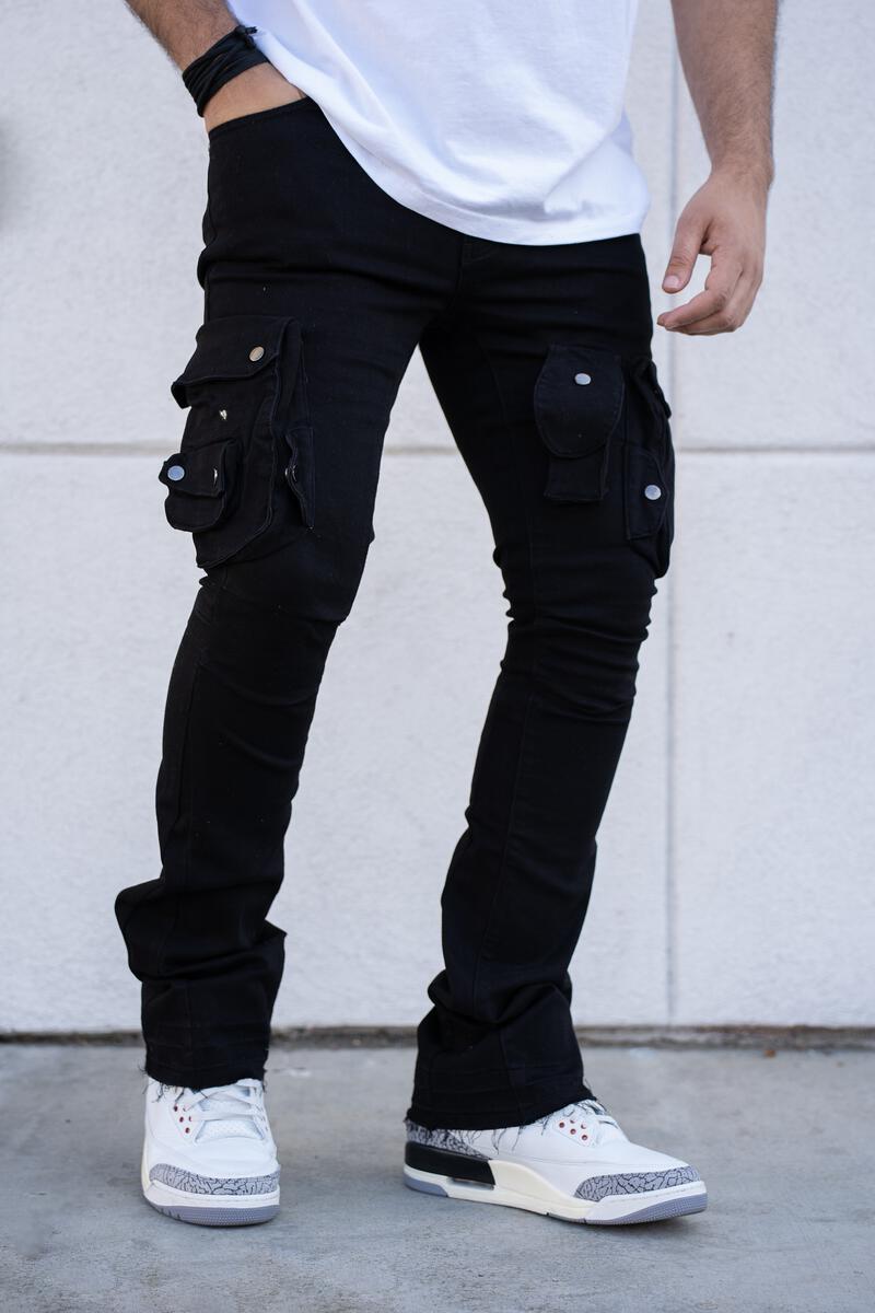 ROCCO STACKED CARGO PREMIUM DENIM