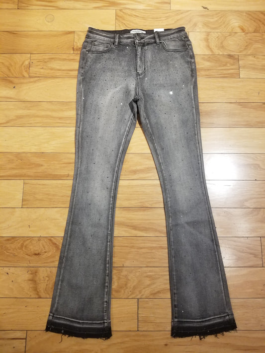 rhinestone stack jeans